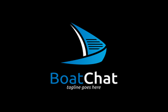 Boat Chat Logo Design