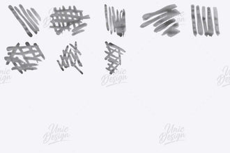 Stamp Paint Stripes Brushes for Photoshop