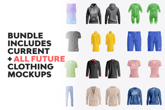 All Clothing Mockups Bundle