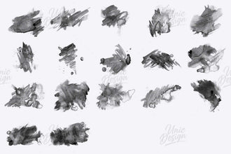 Watercolor Brushes for Photoshop - 57 Set