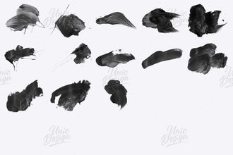 Stamp Paint Swoosh Brushes for Photoshop