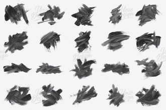 106 Brush Stroke Photoshop Brushes