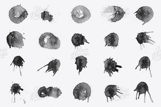 123 Blot Photoshop Brushes