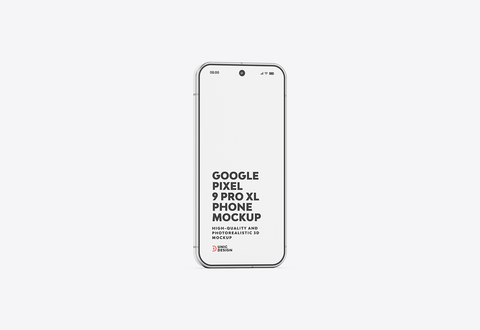Google Pixel 9 Pro XL Phone Mockup