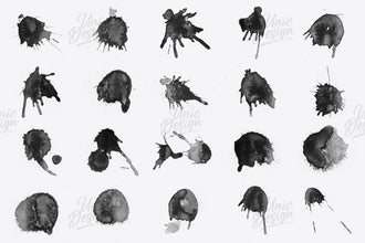 123 Blot Photoshop Brushes