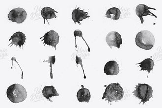 123 Blot Photoshop Brushes