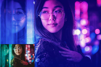 Neon Haze Photoshop Action