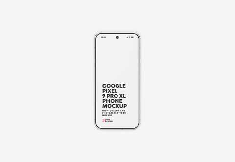 Google Pixel 9 Pro XL Phone Mockup for Design Presentations