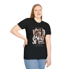 Wild Spirit Tiger Unisex Softstyle T-Shirt | Life Begins Where Fear Ends