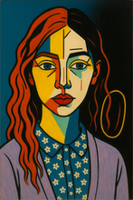 Custom Picasso-Style Cubist Portrait