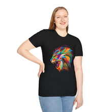 Colorful Lion Graphic T-Shirt | Softstyle Tee