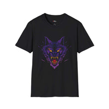 Fierce Wolf Graphic Unisex Softstyle T-Shirt | Unique Art for Nature Lovers