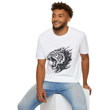 Fierce Tiger Graphic Unisex Softstyle T-Shirt | Casual Wear for Animal Lovers