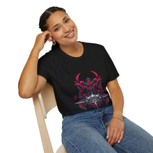 Unisex Samurai Skull Graphic T-Shirt - Softstyle Apparel for Casual Wear