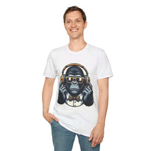 Fun Gorilla Graphic Unisex Softstyle T-Shirt - Perfect for Music Lovers