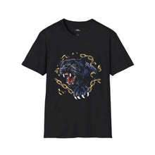 Fierce Panther Unisex Softstyle T-Shirt - Bold Graphic Tee for Animal Lovers