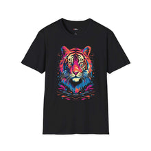 Vibrant Tiger Graphic Unisex Softstyle T-Shirt