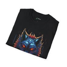 Fierce Wolf Graphic Tee, Unisex Softstyle T-Shirt, Wild Animal Shirt, Halloween Apparel, Unique Gift for Nature Lovers