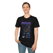 Music Gorilla Unisex Softstyle T-Shirt – Perfect for Music Lovers & Urban Style