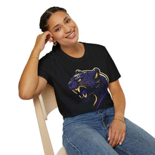 Fierce Panther Unisex Softstyle T-Shirt | Bold Graphic Tee for Animal Lovers