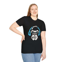 Gorilla Headphones Graphic Unisex Softstyle T-Shirt