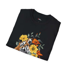 Floral Tiger T-Shirt - Wildflower Design