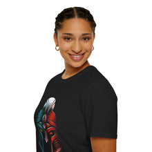 Warrior Spirit Unisex Softstyle T-Shirt with Bold Helmet Design