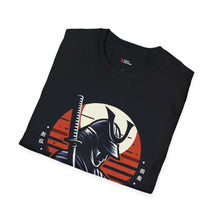 Unisex Softstyle Samurai Graphic T-Shirt - Cool Vintage Design