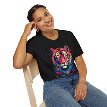 Vibrant Tiger Graphic Unisex Softstyle T-Shirt