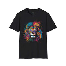 Colorful Lion Graphic Unisex T-Shirt - Bold & Fun