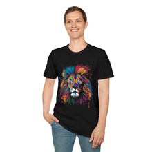 Colorful Lion Graphic Unisex T-Shirt - Bold & Fun