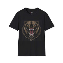 Roaring Bear Graphic Unisex T-Shirt – Wild Nature Vibe for Adventure Lovers