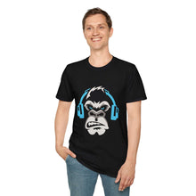 Gorilla Headphones Graphic Unisex Softstyle T-Shirt