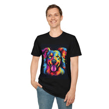 Colorful Dog Portrait T-Shirt for Pet Lovers