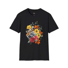 Floral Tiger T-Shirt - Wildflower Design