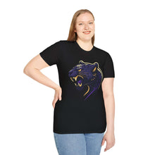 Fierce Panther Unisex Softstyle T-Shirt | Bold Graphic Tee for Animal Lovers