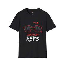 Death by Reps Unisex Softstyle T-Shirt | Perfect for Gym Lovers and Fitness Enthusiasts