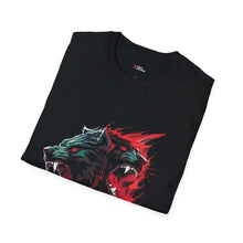 Wolf Head Unisex T-Shirt - Abstract Design