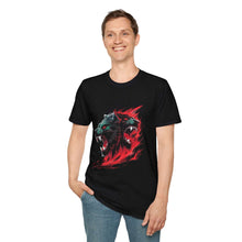 Wolf Head Unisex T-Shirt - Abstract Design