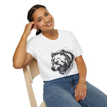 Wild Roar Unisex Softstyle T-Shirt - Graphic Bear Design