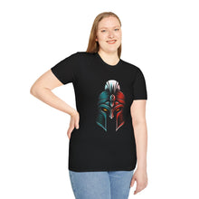 Warrior Spirit Unisex Softstyle T-Shirt with Bold Helmet Design