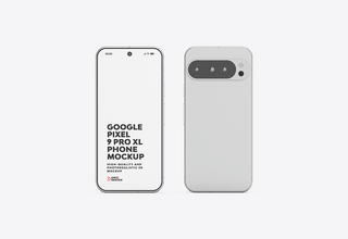 Google Pixel 9 Pro XL Phone Mockup