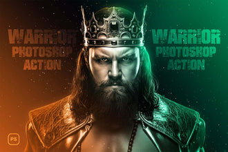 Warrior Photoshop Action - Premium Effects for CS6+