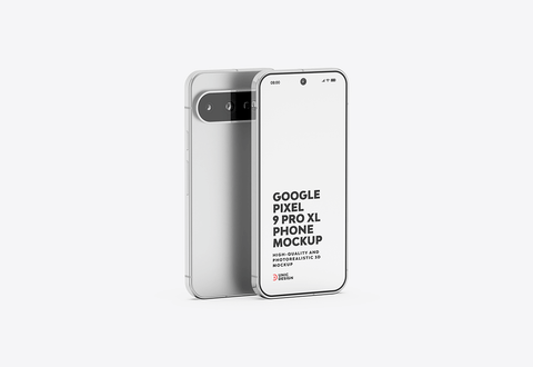 Google Pixel 9 Pro XL Phone Mockup for Design Projects