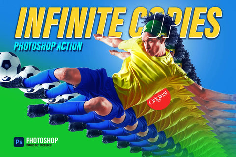 Infinite Copies Photoshop Action for CS4 & Newer