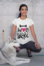 I Woof You Unisex T-Shirt - Perfect for Dog Lovers