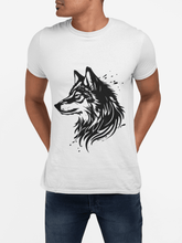 Wolf Illustration Unisex Softstyle T-Shirt