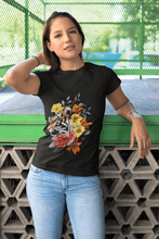 Floral Tiger T-Shirt - Wildflower Design