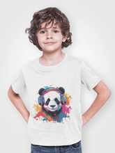 Colorful Panda Graphic T-Shirt for Animal Lovers