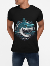 Shark Graphic Tee, Unisex Softstyle T-Shirt, Ocean Lover Gift, Fun Beach